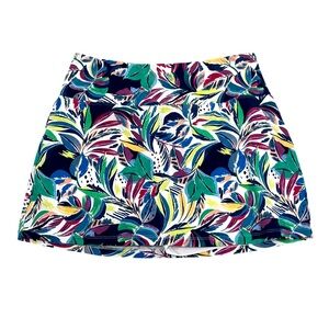Weekend Routine XL Tropical Leaf Print Skort Women’s Activewear Skirt